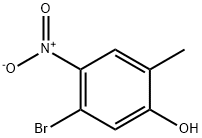 Phenol, 5-bromo-2-methyl-4-nitro- Struktur