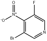 Pyridine, 3-bromo-5-fluoro-4-nitro- Struktur