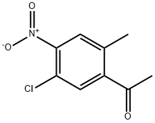 Ethanone, 1-(5-chloro-2-methyl-4-nitrophenyl)- Struktur