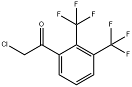 Ethanone, 1-[2,3-bis(trifluoromethyl)phenyl]-2-chloro- Struktur