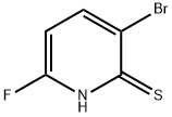 3-Bromo-6-fluoro-2-mercaptopyridine Struktur