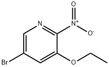 Pyridine, 5-bromo-3-ethoxy-2-nitro- Struktur