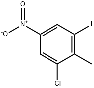 Benzene, 1-chloro-3-iodo-2-methyl-5-nitro- Struktur