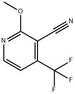 3-Pyridinecarbonitrile, 2-methoxy-4-(trifluoromethyl)- Struktur