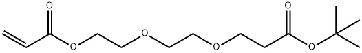 Acrylate-PEG3-t-butyl ester Struktur