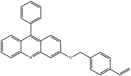 3-[(4-Ethenylphenyl)methoxy]-9-phenylacridine Struktur