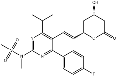 (3S,5S)-Rosuvastatin Lactone Struktur