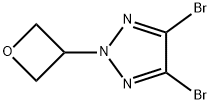 2H-1,2,3-Triazole, 4,5-dibromo-2-(3-oxetanyl)- Struktur