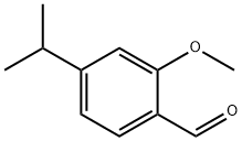 Benzaldehyde, 2-methoxy-4-(1-methylethyl)- Struktur