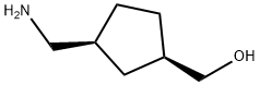 Cyclopentanemethanol, 3-(aminomethyl)-, cis- (9CI) Struktur