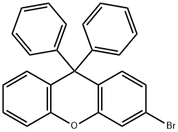 9H-Xanthene, 3-bromo-9,9-diphenyl- Struktur