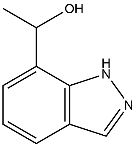 1H-Indazole-7-methanol, α-methyl- Struktur