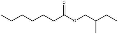 Heptanoic acid, 2-methylbutyl ester Struktur