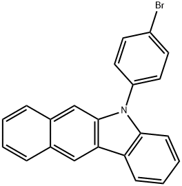 5H-Benzo[b]carbazole, 5-(4-bromophenyl)- Struktur