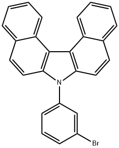 7-(3-Bromophenyl)-7H-dibenzo[c,g]carbazole Struktur