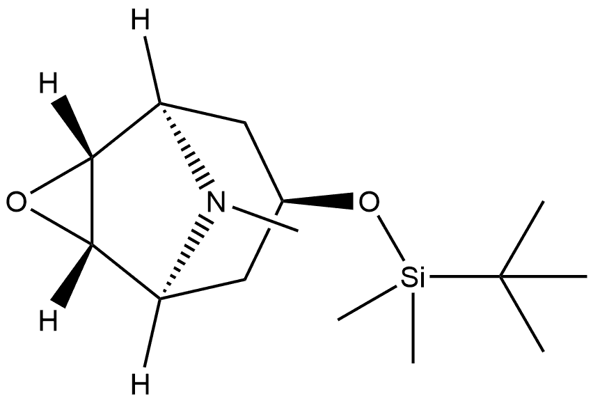 3-Oxa-9-azatricyclo[3.3.1.02,4]nonane, 7-[[(1,1-dimethylethyl)dimethylsilyl]oxy]-9-methyl-, (1α,2β,4β,5α,7β)- (9CI)