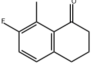 1(2H)-Naphthalenone, 7-fluoro-3,4-dihydro-8-methyl- Struktur