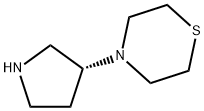 Thiomorpholine, 4-(3R)-3-pyrrolidinyl- Struktur