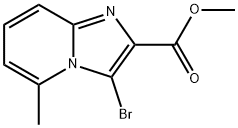 methyl 3-bromo-5-methylimidazo[1,2-a]pyridine-2-carboxylate Struktur