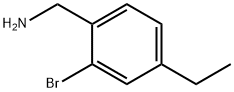 2-Bromo-4-ethylbenzylamine Struktur