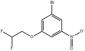 3-Bromo-5-(2,2-difluoroethoxy)nitrobenzene Struktur