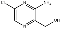 2-Pyrazinemethanol, 3-amino-5-chloro- Struktur