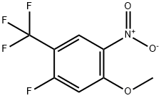 2-Fluoro-4-methoxy-5-nitrobenzotrifluoride Struktur