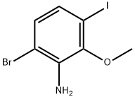 6-Bromo-3-iodo-2-methoxyaniline Struktur