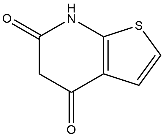 Thieno[2,3-b]pyridine-4,6(5H,7H)-dione Struktur