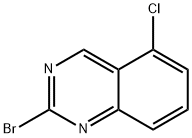 Quinazoline, 2-bromo-5-chloro- Struktur