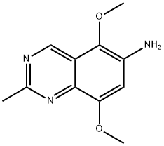 5,8-Dimethoxy-2-methylquinazolin-6-amine Struktur