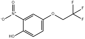 2-Nitro-4-(2,2,2-trifluoroethoxy)phenol Struktur