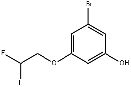 3-Bromo-5-(2,2-difluoroethoxy)phenol Struktur