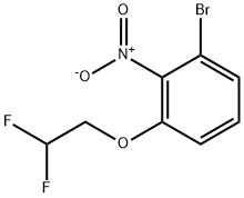 2-Bromo-6-(2,2-difluoroethoxy)nitrobenzene Struktur