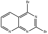 Pyrido[2,3-d]pyrimidine, 2,4-dibromo- Struktur