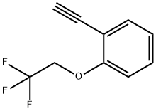 2-(2,2,2-Trifluoroethoxy)phenylacetylene Struktur