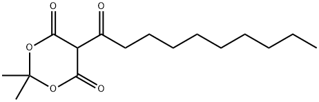 1,3-Dioxane-4,6-dione, 2,2-dimethyl-5-(1-oxodecyl)-