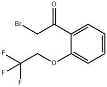 2-(2,2,2-Trifluoroethoxy)phenacyl bromide Struktur