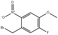 5-Fluoro-4-methoxy-2-nitrobenzyl bromide Struktur