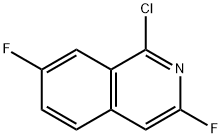 1-Chloro-3,7-difluoroisoquinoline Struktur