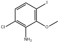 6-Chloro-3-iodo-2-methoxyaniline Struktur