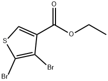 3-Thiophenecarboxylic acid, 4,5-dibromo-, ethyl ester Struktur