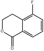 1H-2-Benzopyran-1-one, 5-fluoro-3,4-dihydro- Struktur