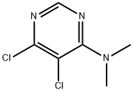 4-Pyrimidinamine, 5,6-dichloro-N,N-dimethyl- Struktur