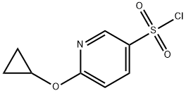 3-Pyridinesulfonyl chloride, 6-(cyclopropyloxy)- Structure