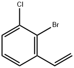 2-Bromo-3-chlorostyrene Struktur