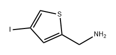 2-Thiophenemethanamine, 4-iodo- Struktur