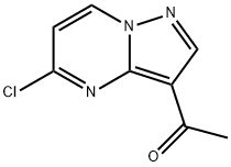 Ethanone, 1-(5-chloropyrazolo[1,5-a]pyrimidin-3-yl)- Struktur