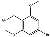 Benzenemethanamine, 4-bromo-2,6-dimethoxy- Struktur