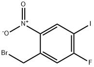 5-Fluoro-4-iodo-2-nitrobenzyl bromide Struktur